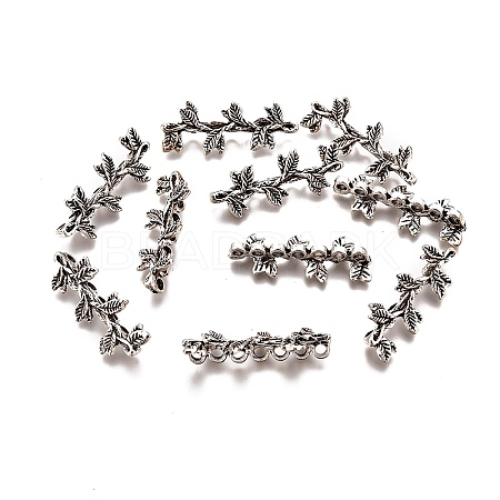 Tibetan Style Alloy Multi-Strand Links TIBE-L011-059AS-1