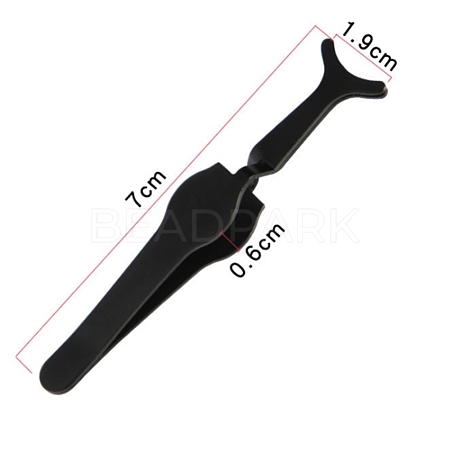 Stainless Steel Eyelash Extension Tweezers MRMJ-WH0072-15EB-1