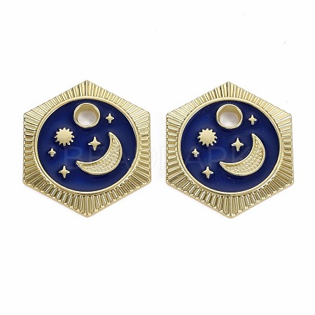 Rack Plating Alloy Pendants PALLOY-S132-232-RS-1