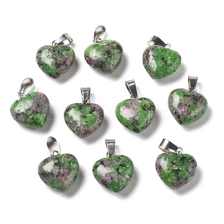 Natural Ruby in Zoisite Pendants G-I311-A21-1