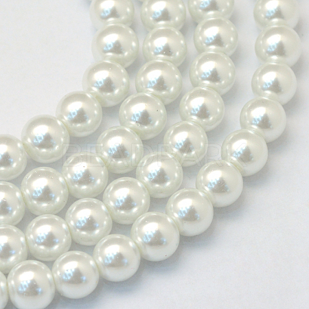 Baking Painted Glass Pearl Bead Strands X-HY-Q003-5mm-01-1