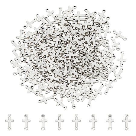 200Pcs Alloy Religion Cross Connector Charms PALLOY-UN0001-20-1