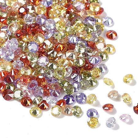 Mixed Grade A Diamond Shaped Cubic Zirconia Cabochons X-ZIRC-M002-3mm-1