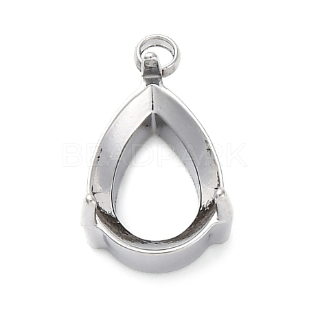304 Stainless Steel Rhinestone Claw Settings STAS-U042-04B-P-1