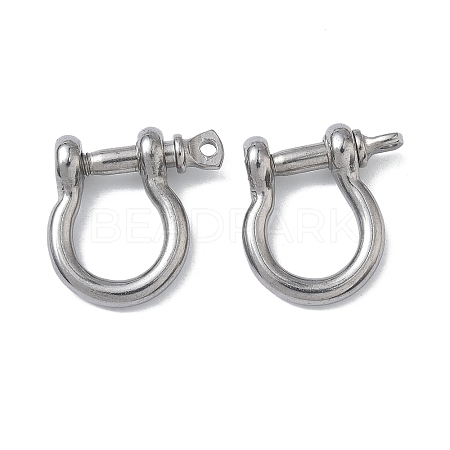304 Stainless Steel Ring Clip Buckles for Bag Chain Strap STAS-C165-02B-P-1