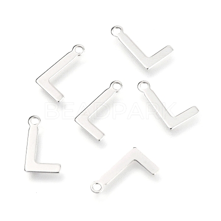 Non-Tarnish 201 Stainless Steel Charms X-STAS-C021-06P-L-1