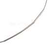 Stainless Steel Wire Necklace Cord DIY Jewelry Making X-TWIR-R003-23A-6
