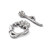 Non-Tarnish 304 Stainless Steel Toggle Clasps STAS-A092-02P-2