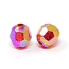 Eco-Friendly Transparent Acrylic Beads TACR-PL642-8mm-27-2
