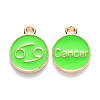 Alloy Enamel Pendants LS-ENAM-S124-01B-06D-1