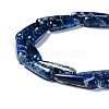 Dyed Natural Imperial Jasper Beads Strands G-G0001-C01-02-4