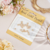 40Pcs Brass Double Bead Caps KK-BBC0022-79-6