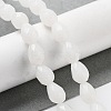 Natural White Jade Beads Strands G-P520-B14-01-2
