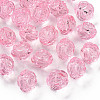 Transparent Acrylic Beads PL305Y-4-1