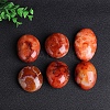Natural Red Agate Oval Palm Stone Reiki Polished Healing Pocket Worry Stone PW-WG0D36A-01-3
