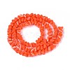 Opaque Glass Beads Strands GLAA-N019-4mm-14-3