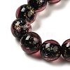 Handmade Dichroic Foil Glass Beads Strands DICH-U001-06E-3