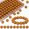 80Pcs Round Silicone Focal Beads SIL-SZ0001-24-19-1