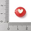 Brass Enamel Beads KK-P294-52G-01-3