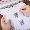 15Pcs 5 Styles 14CT Cross Stitch Fabric DIY-GL0005-36-3
