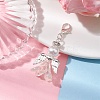 Wedding Season Angel Glass Pearl & Acrylic Pendant Decorations HJEW-JM01918-2