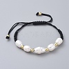 Braided Bead Bracelets BJEW-JB04820-01-1