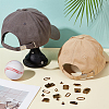 40Sets Iron Baseball Hat Cap Buckle Strap Clasp Clip Kit FIND-BC0014-10AB-4