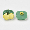 Acrylic Shank Buttons X-BUTT-E043-10-2