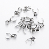 304 Stainless Steel Pendant Pinch Bails STAS-H443-30P-1