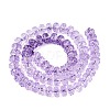 Crackle Transparent Glass Beads Strands GLAA-N068-03A-11-2