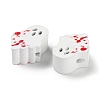 Printed Wood Beads WOOD-Z002-15A-2