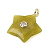 Natural Lemon Jade Pendants X-G-Z157-01G-06-2