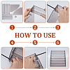 Transparent Acrylic 7 Layers Nail Polish Display Rack ODIS-UN0001-22D-3