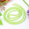 Faceted Imitation Austrian Crystal Bead Strands G-M180-5mm-17A-2