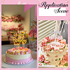 3 Sets 3 Colors Acrylic Cake Toppers Decorations DIY-SP0003-28-4