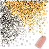 800Pcs 8 Colors Brass Crimp Beads FIND-UN0004-36-1