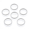 Non-Tarnish 201 Stainless Steel Linking Rings STAS-N090-T04-1-2