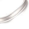 304 Stainless Steel Cuff Bangles STAS-I110-10-4mm-4