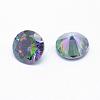 Cubic Zirconia Pointed Back Cabochons ZIRC-M002-10mm-010-2