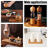Wood Pepper Grinder Holder AJEW-WH0541-56-5
