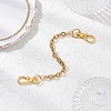 3Pcs 3 Styles 304 Stainless Steel Cable Chain Bag Extender Chains FIND-JF00158-4