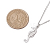 Non-Tarnish Ocean Theme Pendant Necklaces NJEW-JN04871-3