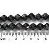 Electroplate Transparent Glass Beads Strands EGLA-I019-HR01-5