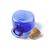 Flat Round Miniature Glass Bottles GLAA-H019-05C-3