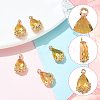 Transparent Glass Pendants GLAA-FZ0001-02D-3
