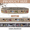 Polyester Embroidery Ribbon OCOR-WH0101-160B-2