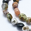Natural Ocean Jasper Beads Strands X-G-E483-39A-3