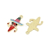 Cinco De Mayo Theme Alloy Enamel Pendants ENAM-V001-05A-G-2