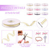 10 Yards Flat Polycotton(Polyester Cotton) Ribbon OCOR-TAC0030-01A-4