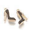 Alloy Enamel Stilettos Pendants ENAM-S115-042A-1
